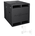 Audiocenter K-LA118 пассивный сабвуфер 800 Вт/8 Ом, SPL max 137 дБ, частотный диапазон 32 Hz-200 Hz, габариты 590×639×800 мм, вес 51 кг
